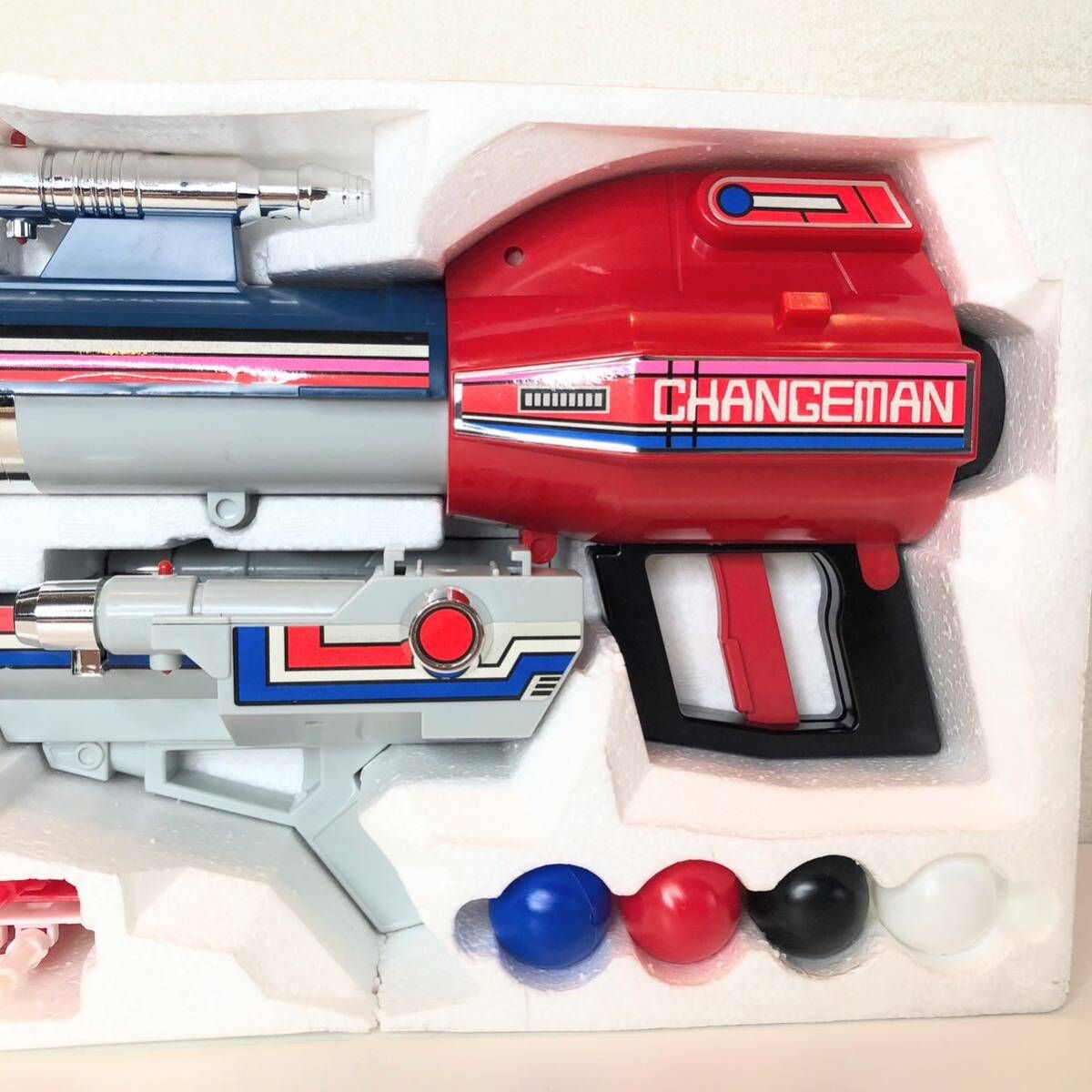 電撃戦隊チェンジマン　デラックス　パワーバズーカ　新品　未使用　当時物 当時物】電撃戦隊チェンジマン デラックス パワーバズーカ