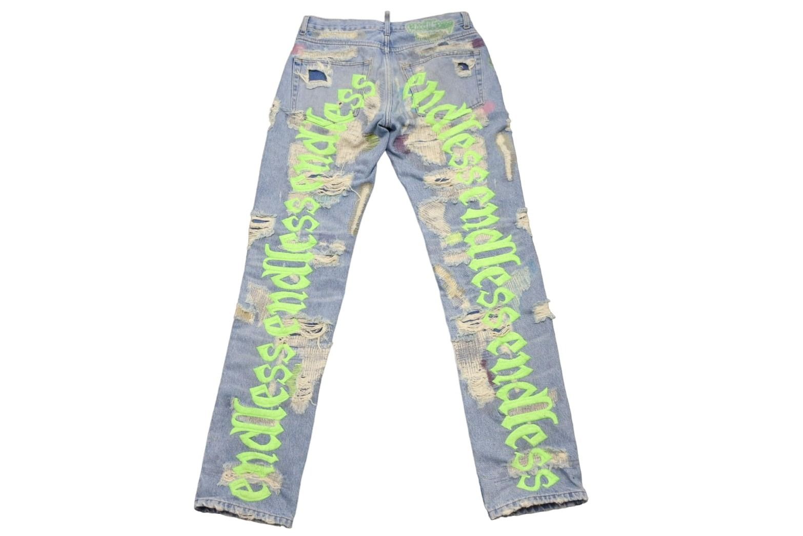 endless denim エンドレスデニムレザーパンツ32