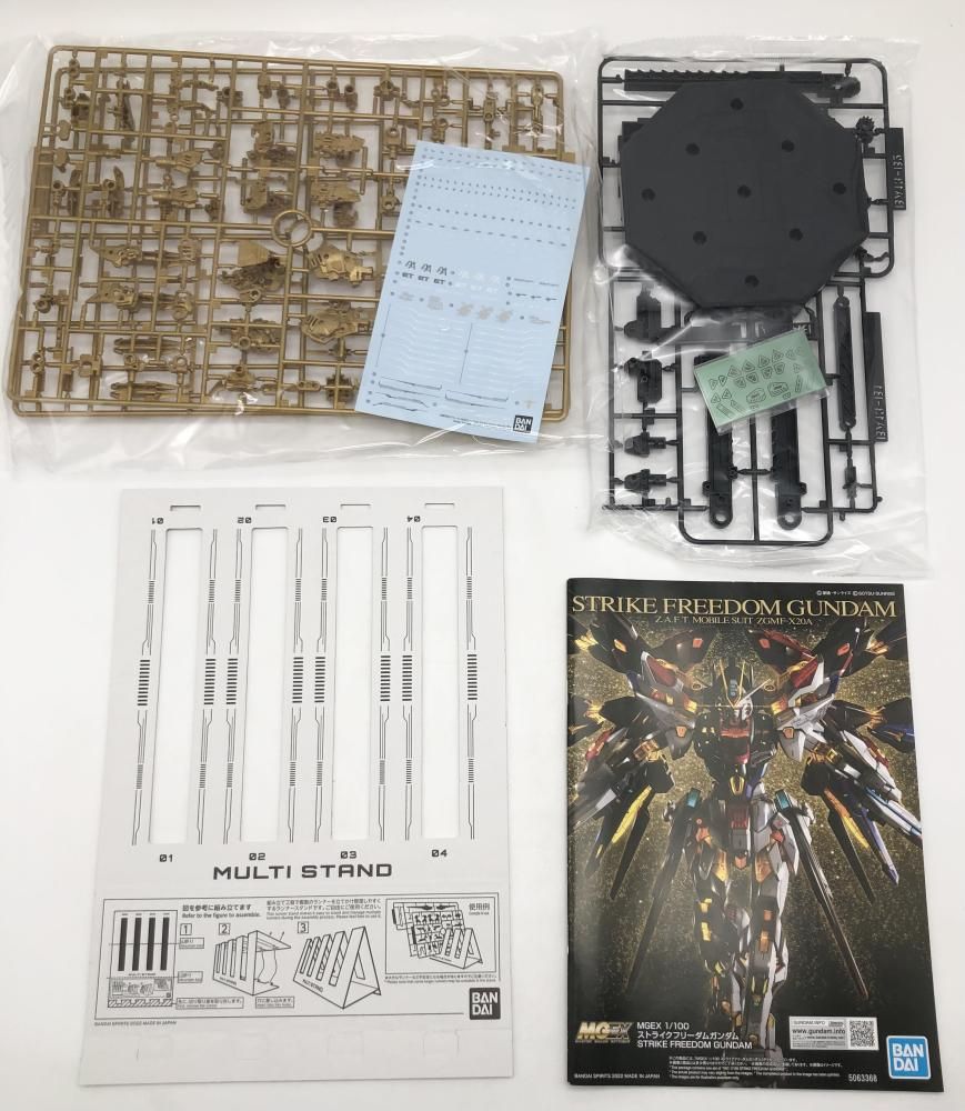 中古】未組立 バンダイ 機動戦士ガンダムSEED DESTINY MGEX 1/100