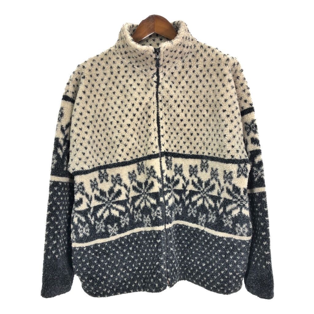 90年代 USA製 PURE ALASUKA GOLD フリースジャケット ノルディック 総