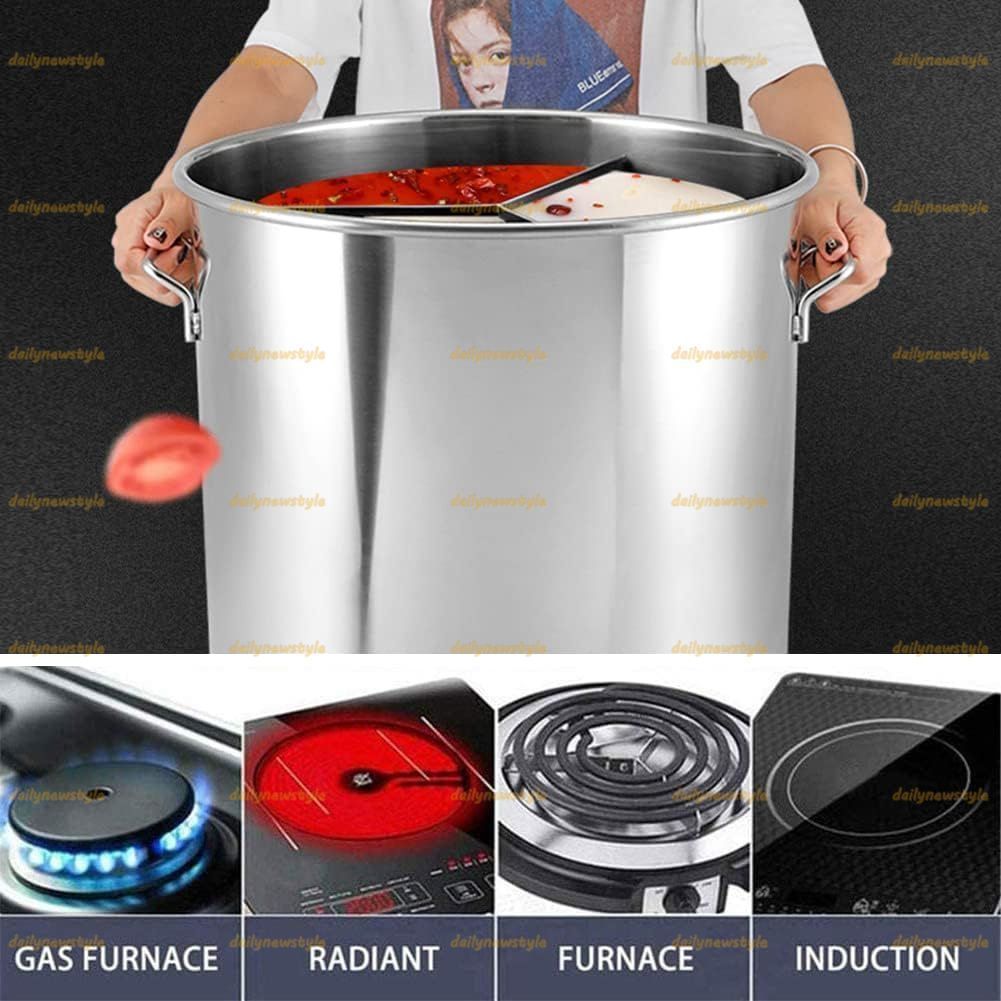 人気推薦 4グリッドステンレススチール製スープバケツ 穀物を容易に保管するためのさまざまな風味 仕切りの ステンレススチール製 60x50cm