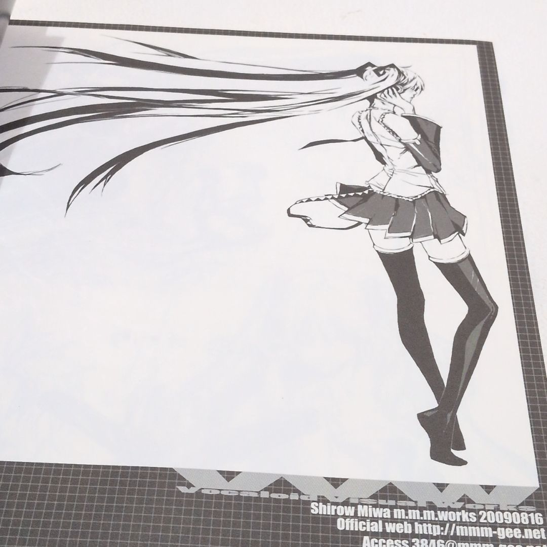 イラストブックのみ】VVW 三輪士郎 m.m.m ボーカロイド 初音ミク