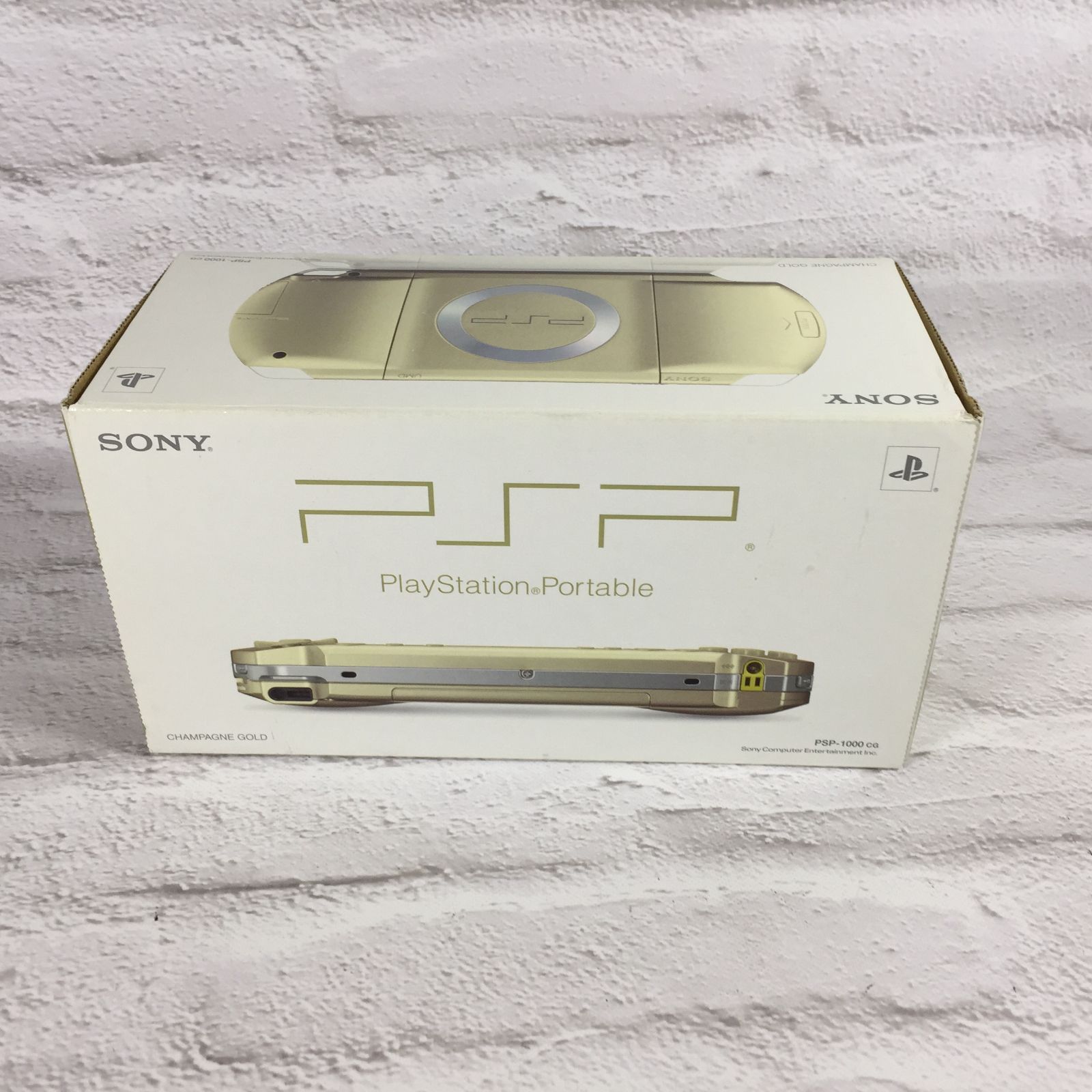 PSP-1000 シャンパン ゴールド 本体 箱つき 動作確認済み プレステ 