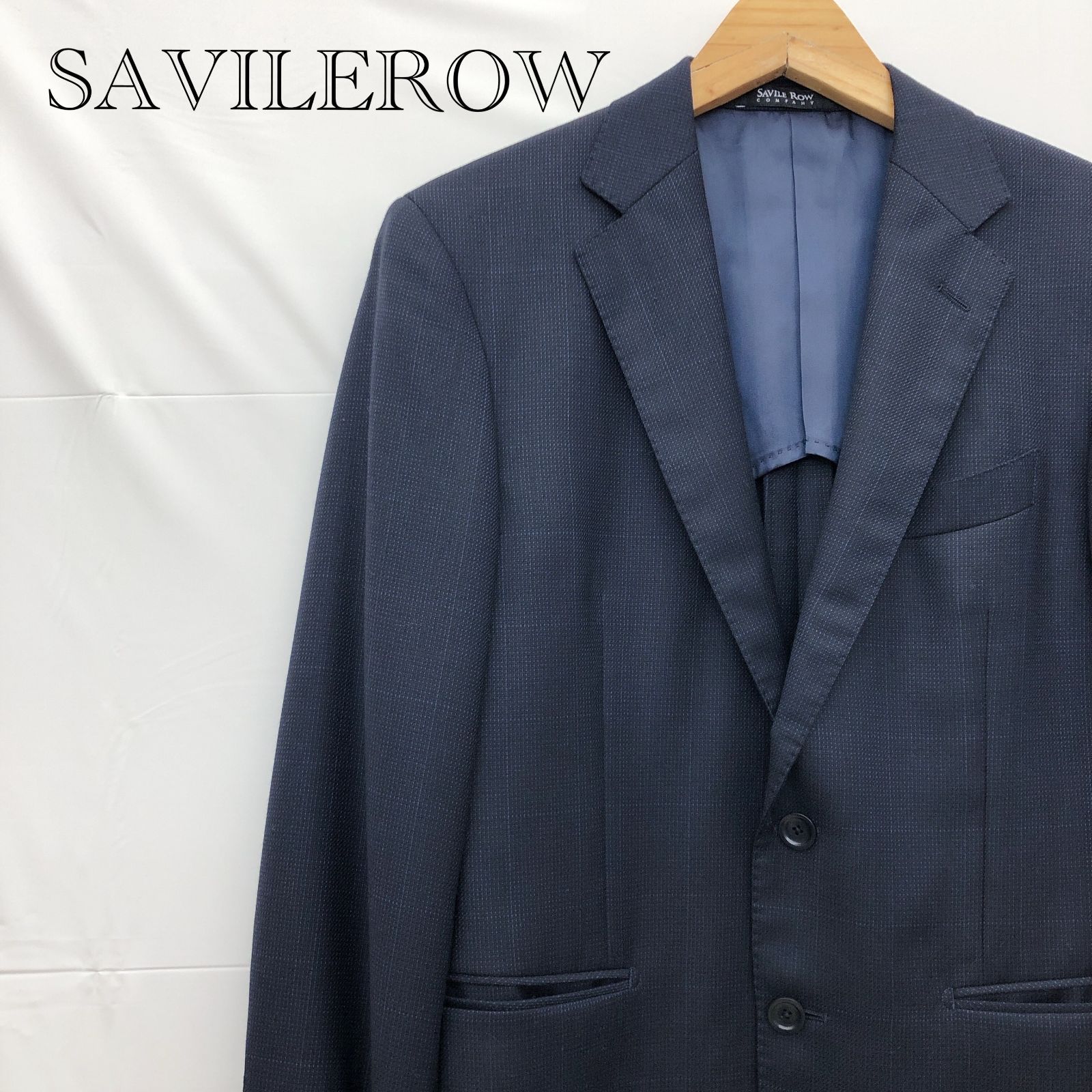SAVILE ROW セヴィルロウ ジャケット サイズA3 ネイビー 格子 