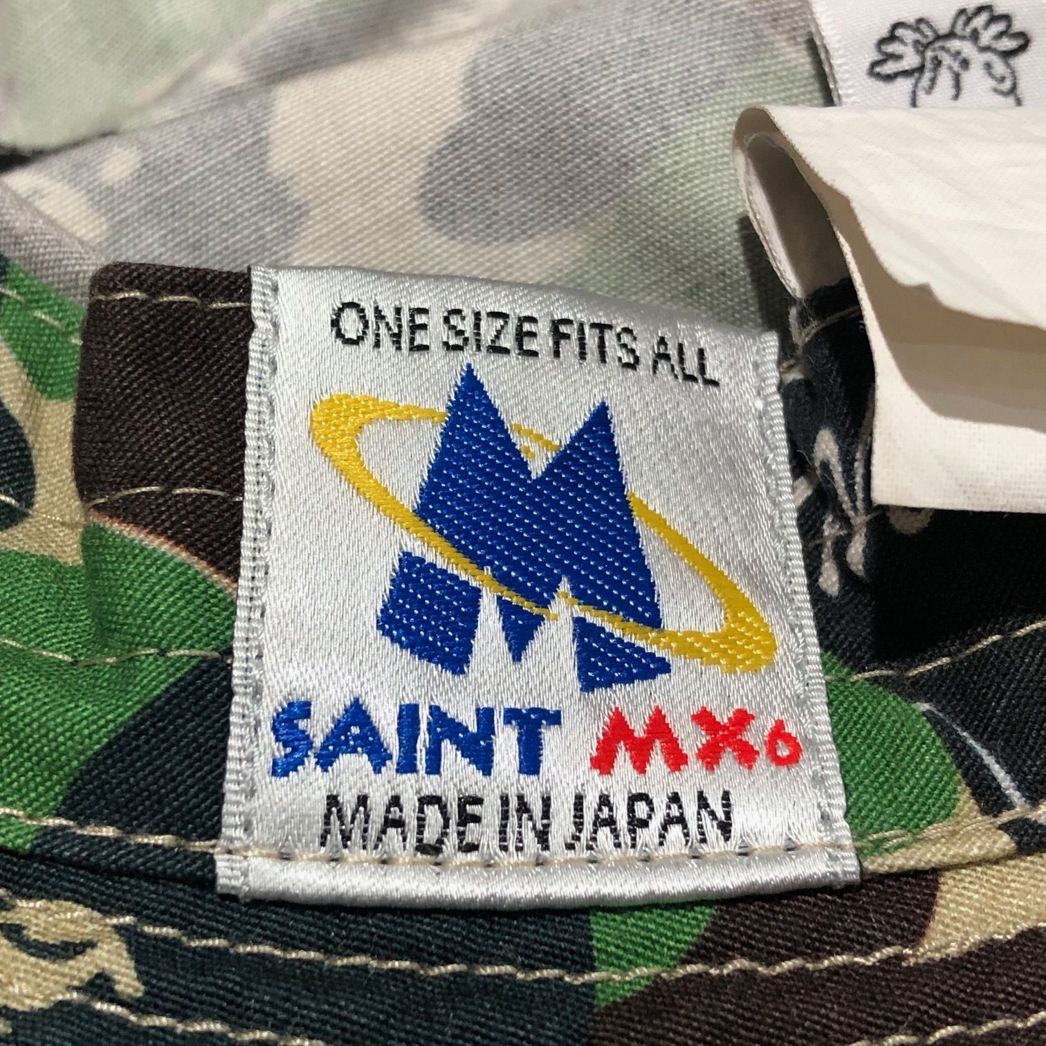 SAINT MICHAEL × A BATHING APE 迷彩バケットハット 帽子 アベイシング