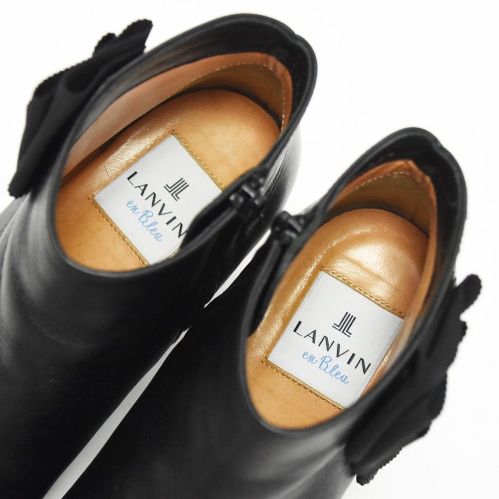 LANVIN ランバン アンブルー レディース 23.5cm ブーティ ヒール