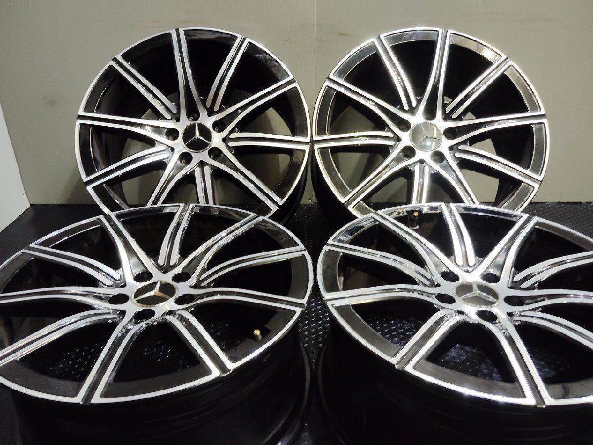 ベンツ Sクラス W223 純正ホイール 19インチ 4本 8.5J5HPCD112 31.5 ブラポリ スタッドレス用などに VHF567MY