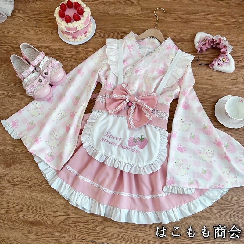 猫モチーフ 和風メイド改良版