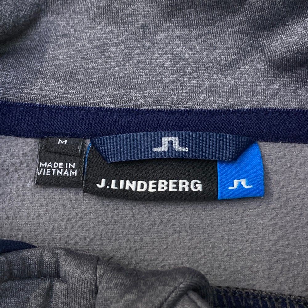 サイズ：M J.LINDEBERG ジェイリンドバーグ 裏フリース 長袖ジップ