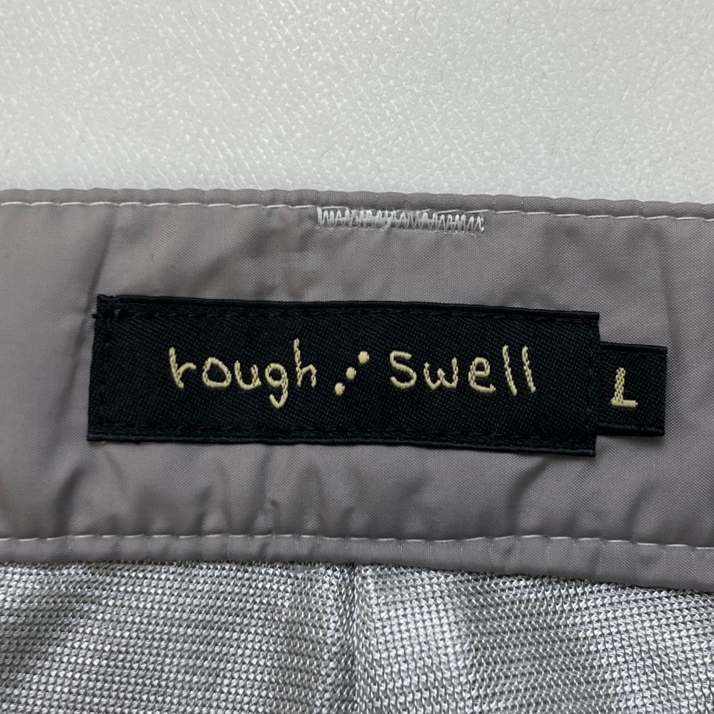 サイズ：L ROUGH&amp;SWELL ラフアンドスウェル  裏地付き ナイロンパンツ  グレー系 [240101362423] ゴルフウェア メンズ ストスト カジュアルゴルフドットコムby PALM SPRINGSにrough&swell［ラフ