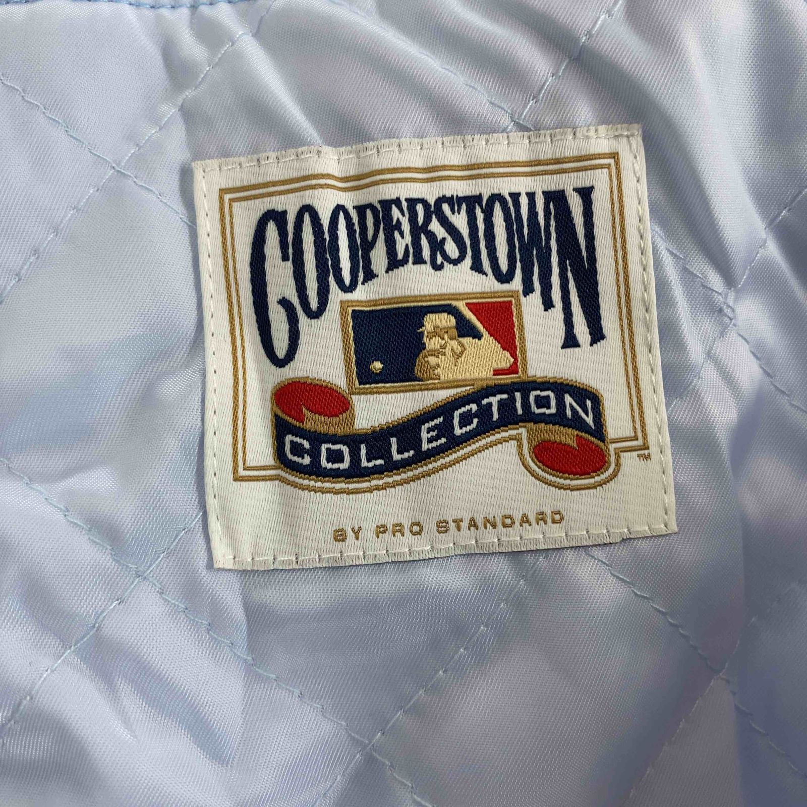 LAドジャーススタジャンブルー×ホワイト Los Angeles Dodgers