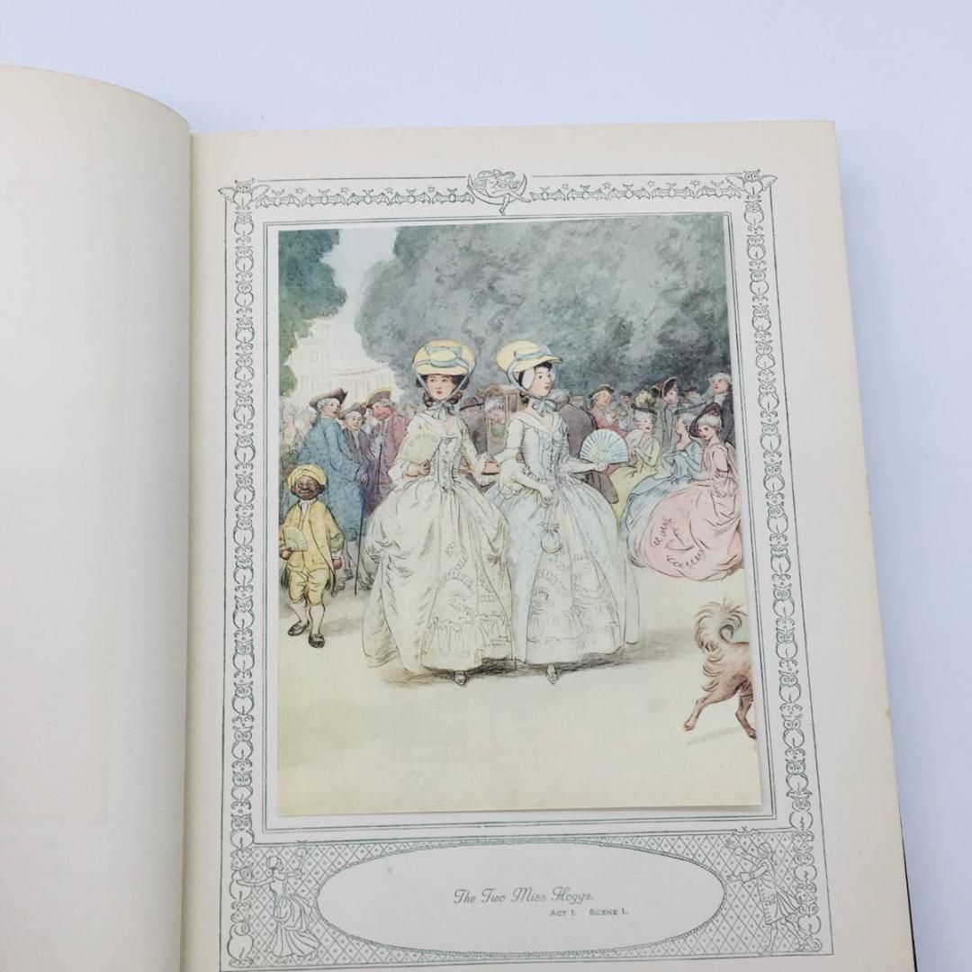 負けるが勝ち ～ある夜の過ち～ 金緑表紙 豪華本 カラー挿絵25枚 H.Thomson 挿絵 She Stoops to Conquer O.G smith ゴールドスミス | ハーバート トムソン POP_KOS