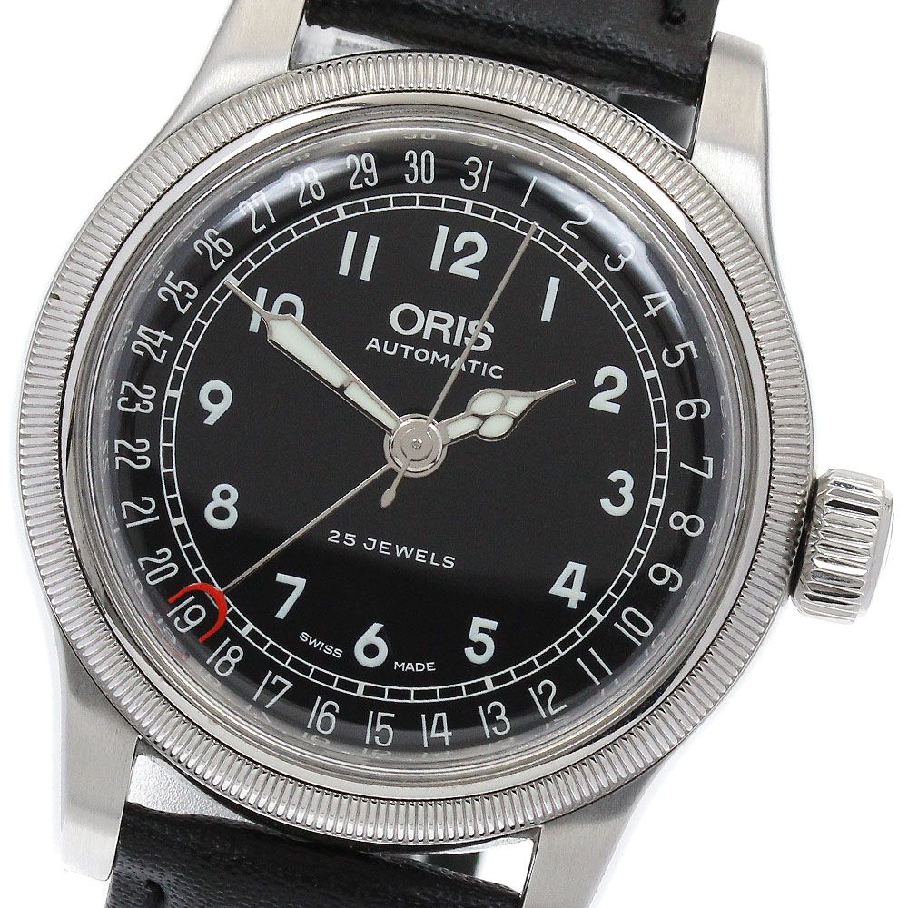 オリス ORIS 7551 ポインターデイト 自動巻き メンズ_891341