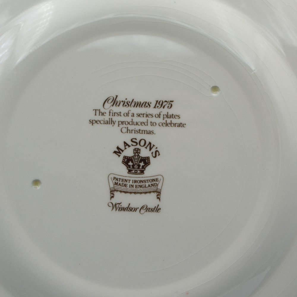 ヴィンテージ 食器 お買い得品 クリスマスプレート 大皿 Mason's