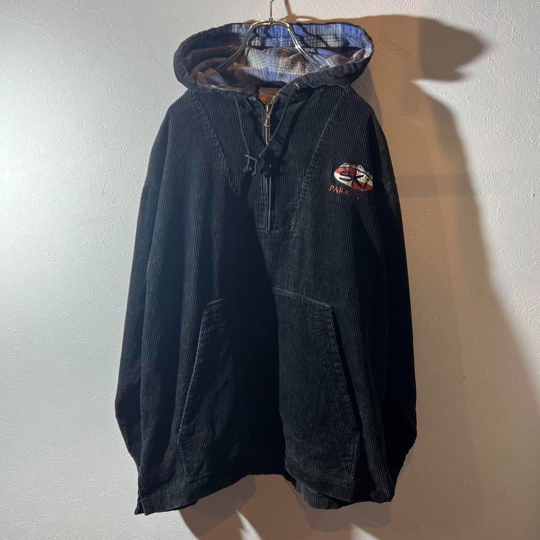 LEISURE 90s Y2K ハーフジップコーデュロイパーカー サイズM LEISURE 90s Y2K ハーフジップコーデュロイパーカー サイズM