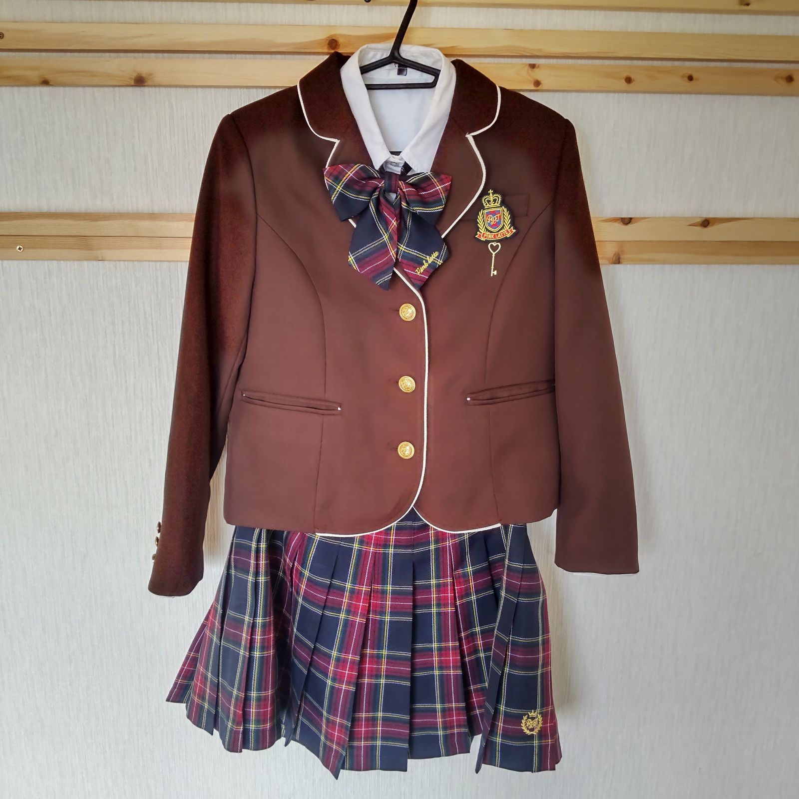 卒服セット【PINK LATTE／ピンクラテ】Sサイズ ブラウン