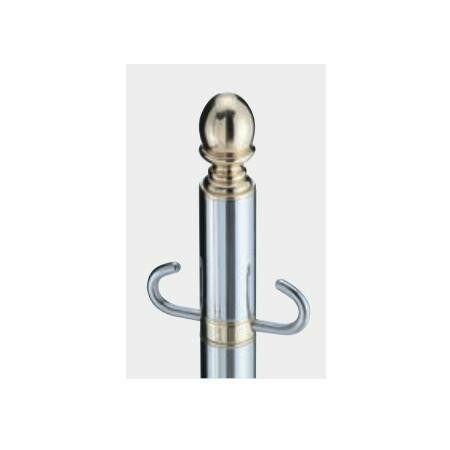 シロクマ フロアパーティションポール 金 鏡面 FPP-1306 MARWIL-DEMENAGEMENTS_CH