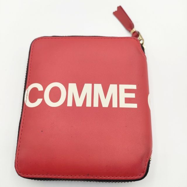 COMME des GARCONS Huge Logo Line Wallet ラウンドジップ