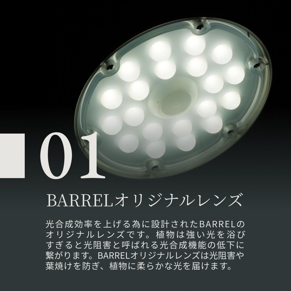 BARREL WAP SUN 20W 防水ライト 植物育成LED 太陽 スポットライト 防水