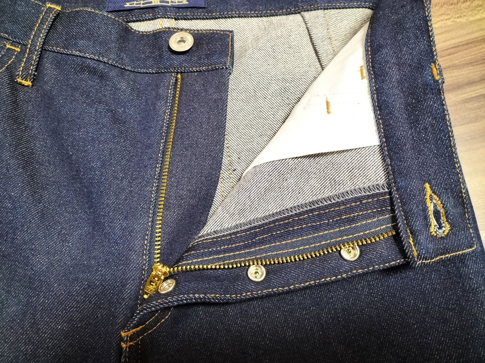 【人気】SHIKITARI フレア ブーツカット デニム 濃紺 サイドボタン L 人気】SHIKITARI フレア ブーツカット デニム 濃紺 サイドボタン