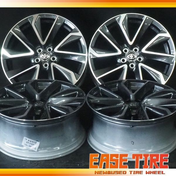 新車外し ENKEI製 カローラスポーツ 純正アルミホイール 18×8J 40 100 5H 平座 4本 プリウス 86 GRヤリス等にも