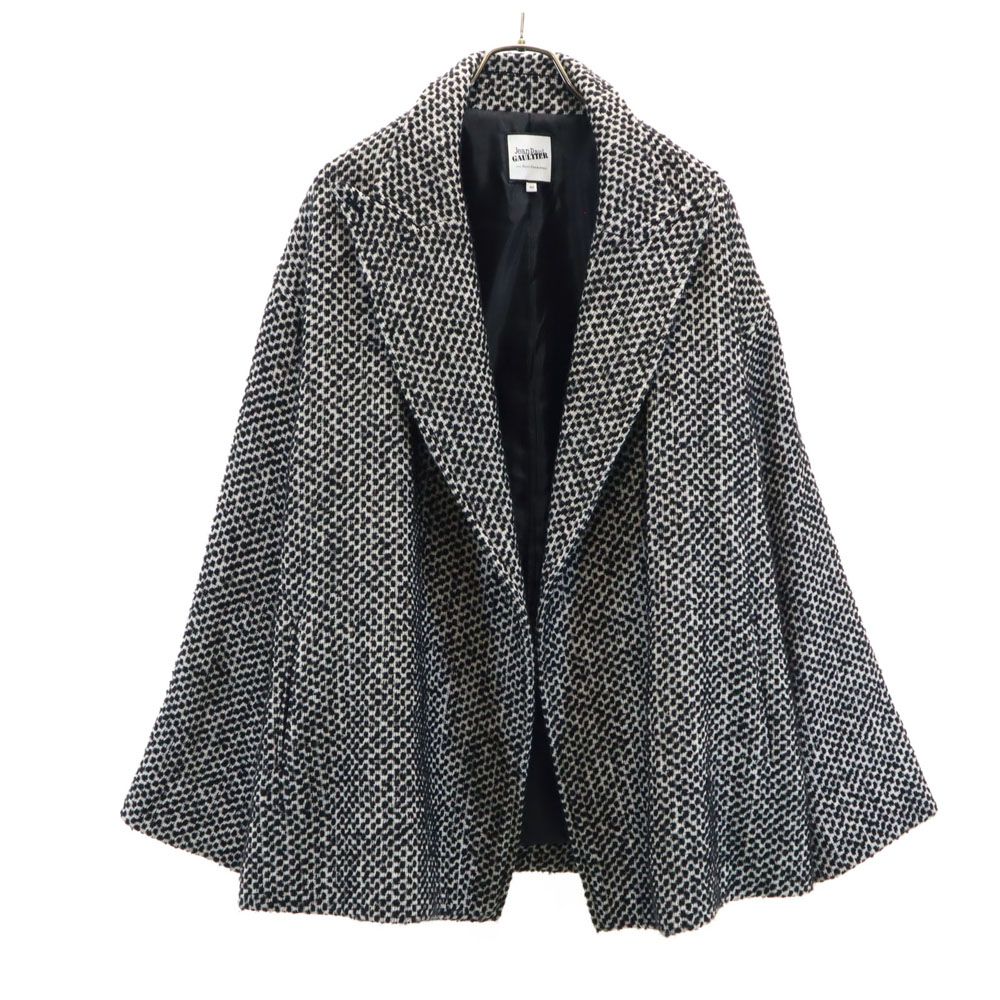 ジャンポールゴルチエ ツイード ジャケット 40 ブラック 他 JEAN-PAUL