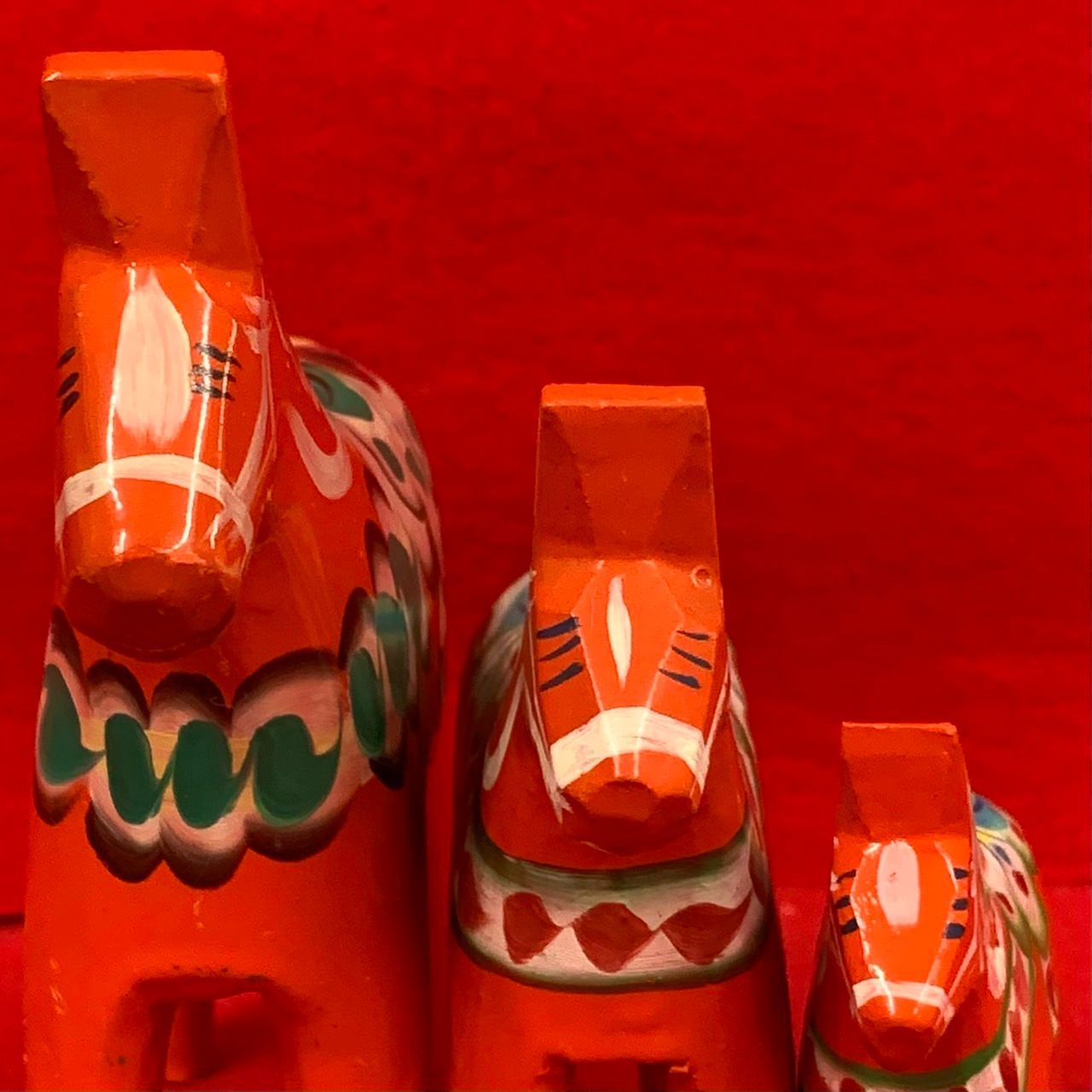 Nils Olsson ダーラナホース ダーラヘスト 親子3つセットで ダーラナ