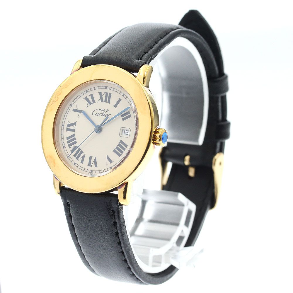 カルティエ CARTIER W1006822 マストロンド デイト クォーツ ボーイズ_  