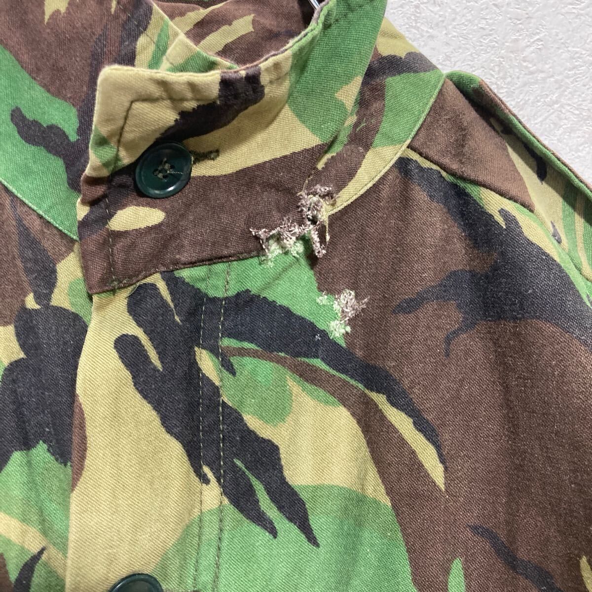 イギリス軍 スモック コンバットジャケット XL DPMカモ ミリタリー 