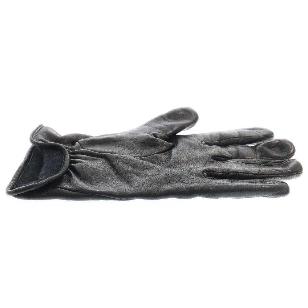 ボッテガヴェネタ 手袋 レザーグローブ イントレチャート 75 ブラック ボッテガヴェネタ レザーグローブ 手袋 イントレチャート ブラック