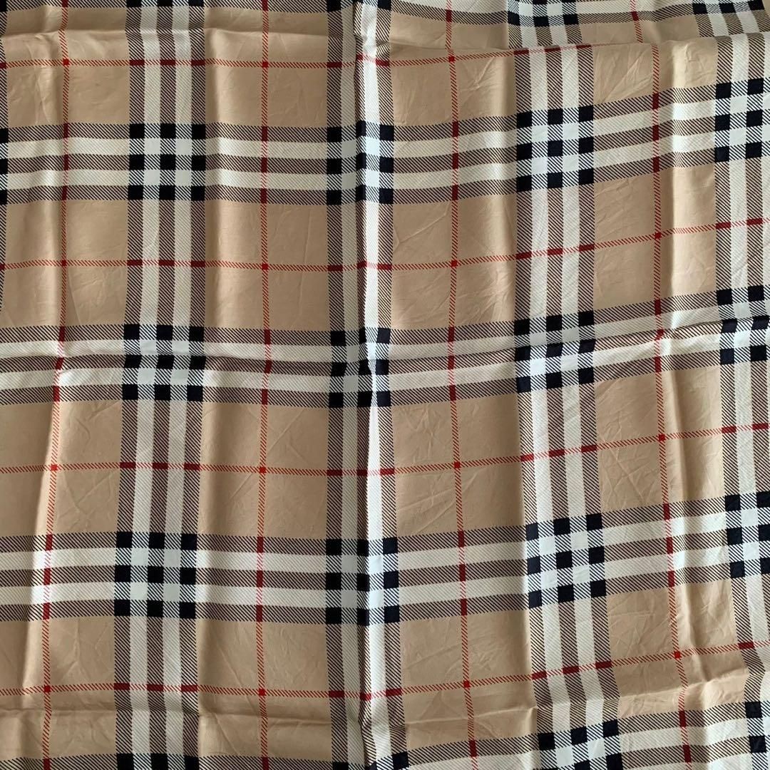 BURBERRY バーバリー スカーフ 大判 ベージュ ブラウン レッド BURBERRY バーバリー スカーフ 大判 ベージュ ブラウン レッド