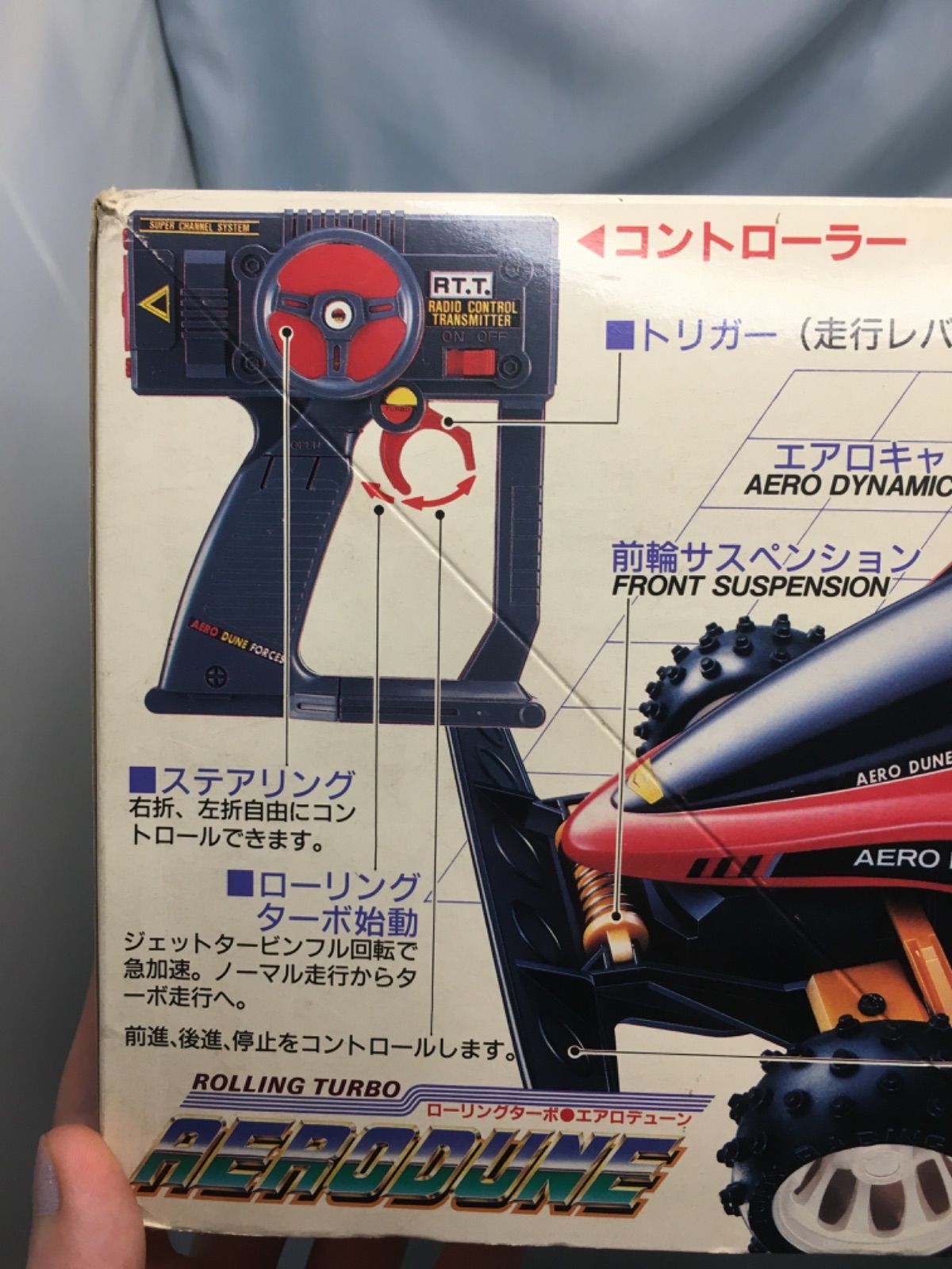 レアレトロ ラジコン Rolling Turbo Aerodune ローリングターボ エアロ