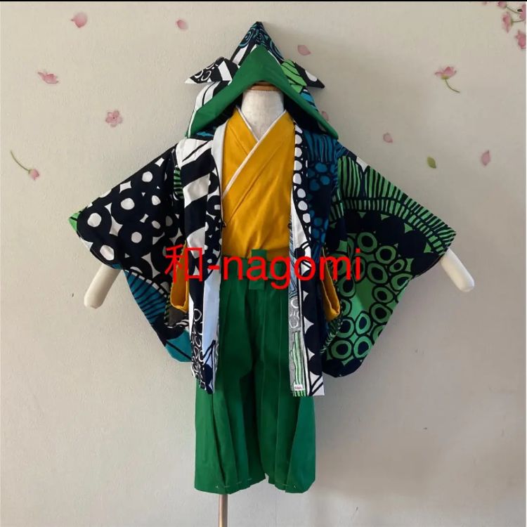 抹茶カフェオレ　様♡専用　キッズ着物＆袴風セットアップ 抹茶カフェオレ 様♡専用 キッズ着物＆袴風セットアップ 抹茶カフェ