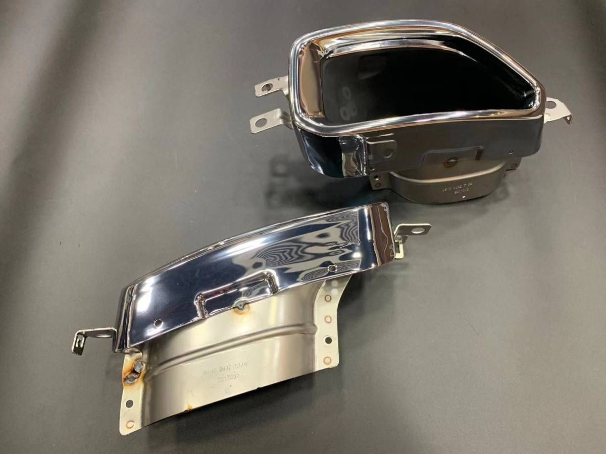 BMW 3シリーズ 2019年式 G20 G21 G28 ステンレス製マフラーカッター 2個セット 送料無料