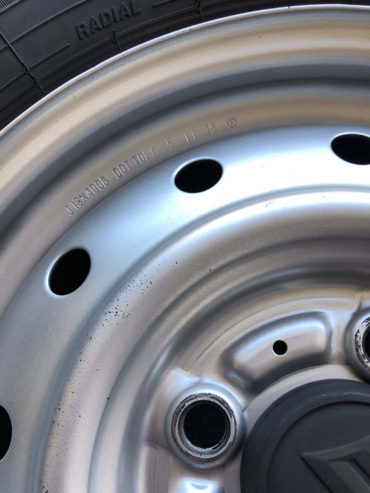 タイヤ スチールホイール