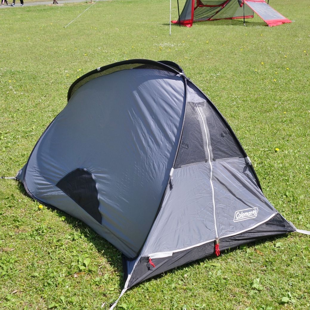 美品 コールマン Coleman クイックアップドーム S+ 1人用 ソロ コン