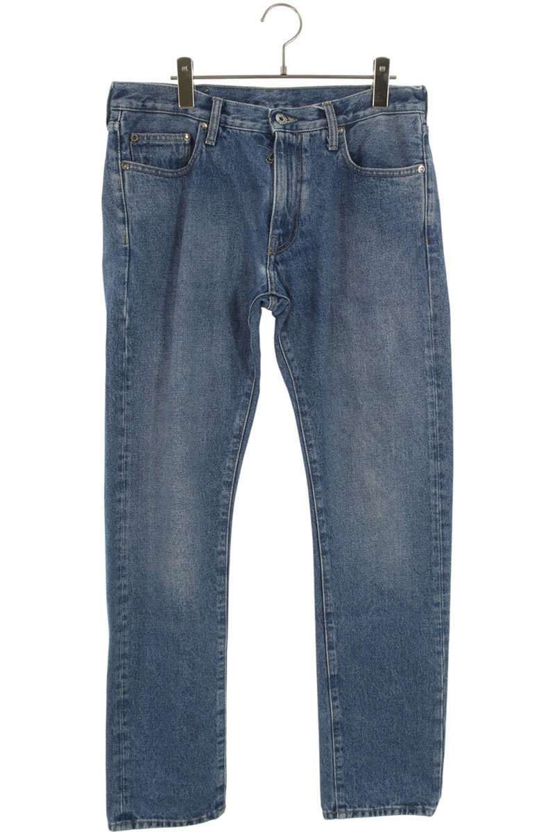 オフホワイト 21AW OMYA102F21DEN007 バックバイアスプリントデニム  