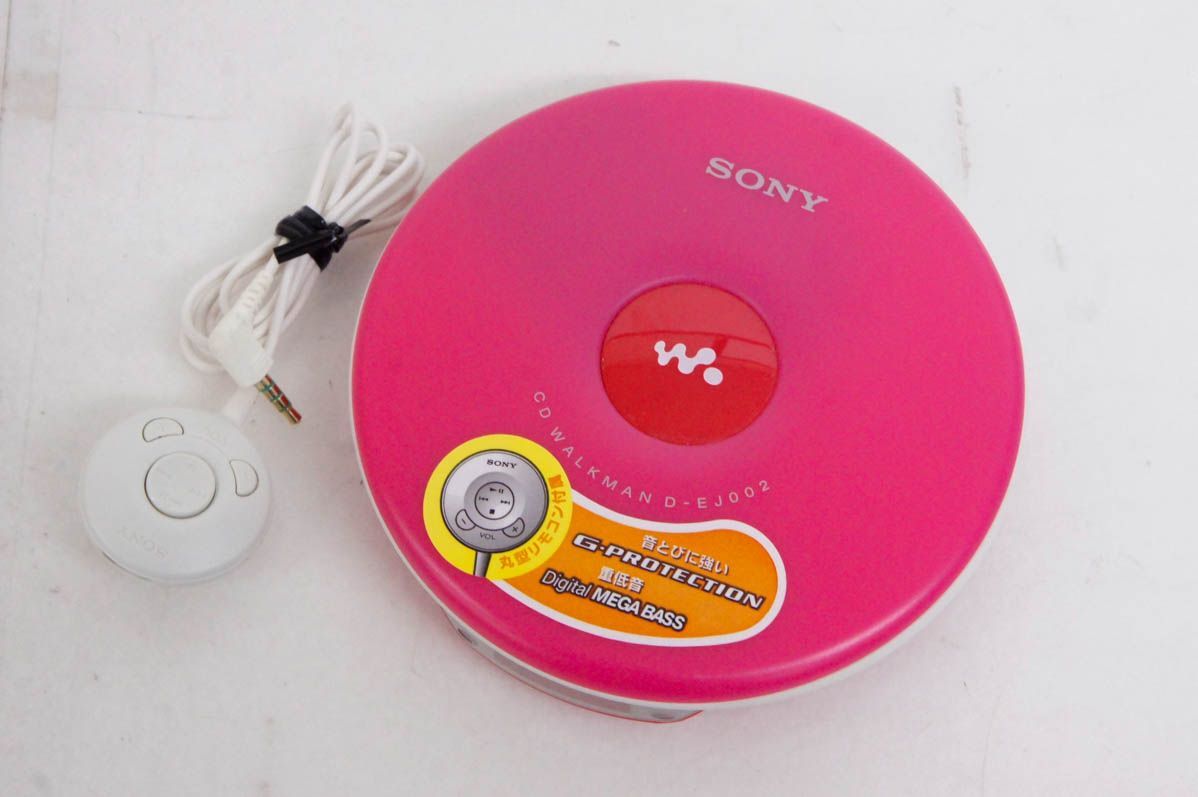 未使用 SONY D-EJ002 WALKMAN ポータブルCDプレーヤー - ポータブル