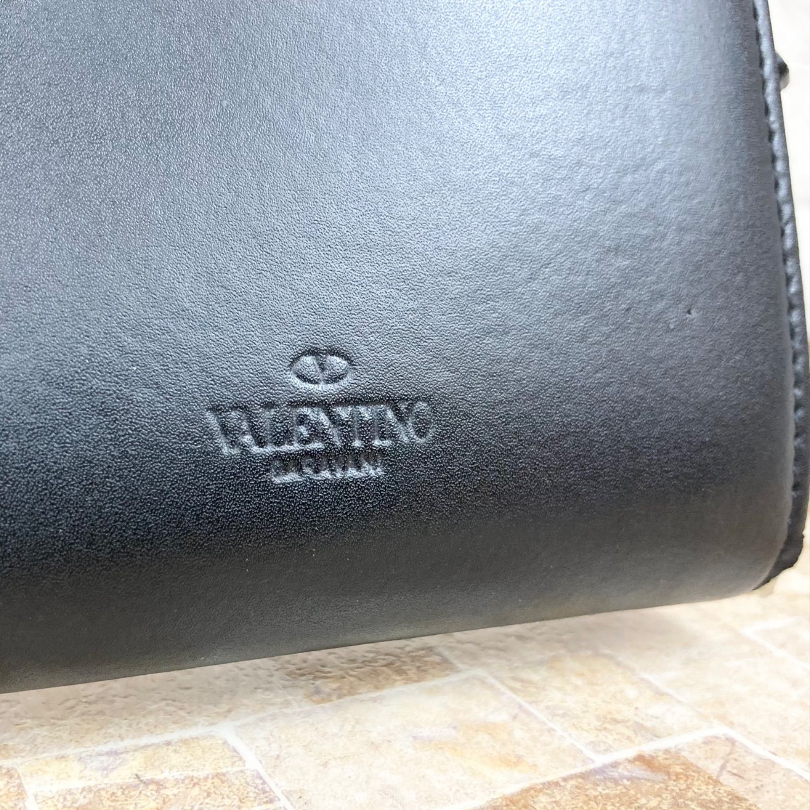 VALENTINO ヴァレンティノガラヴァーニ 3つ折り財布 カーフレザー 