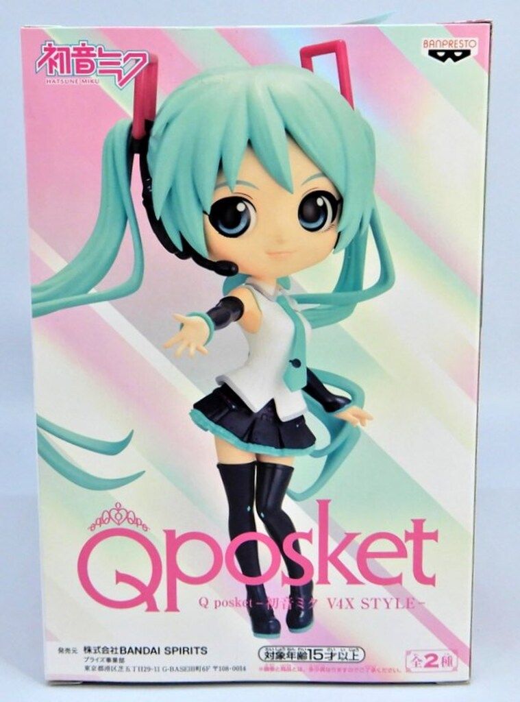 F-hm663「初音ミク Qposket」4点セット Amazon.com: Banpresto Q posket-Hatsune Miku V4X Style-(ver.B