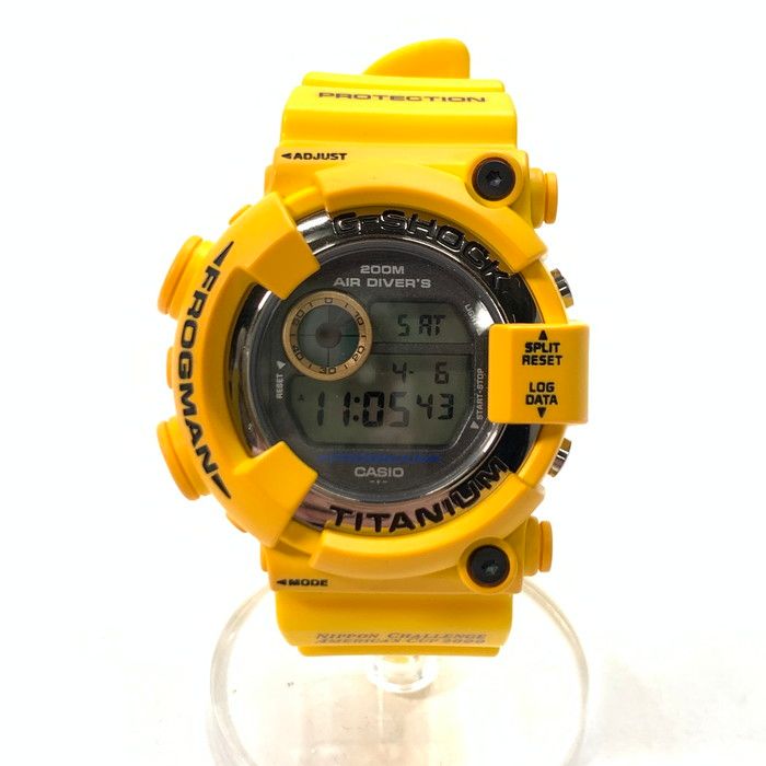 【中古品】G-SHOCK ジーショック DW8200AC FROGMAN フロッグマン 日本チャレンジ アメリカズカップ2000 ブランド 腕時計 カラー：イエロー メンズ 【196-240406-gm-39-fuz】