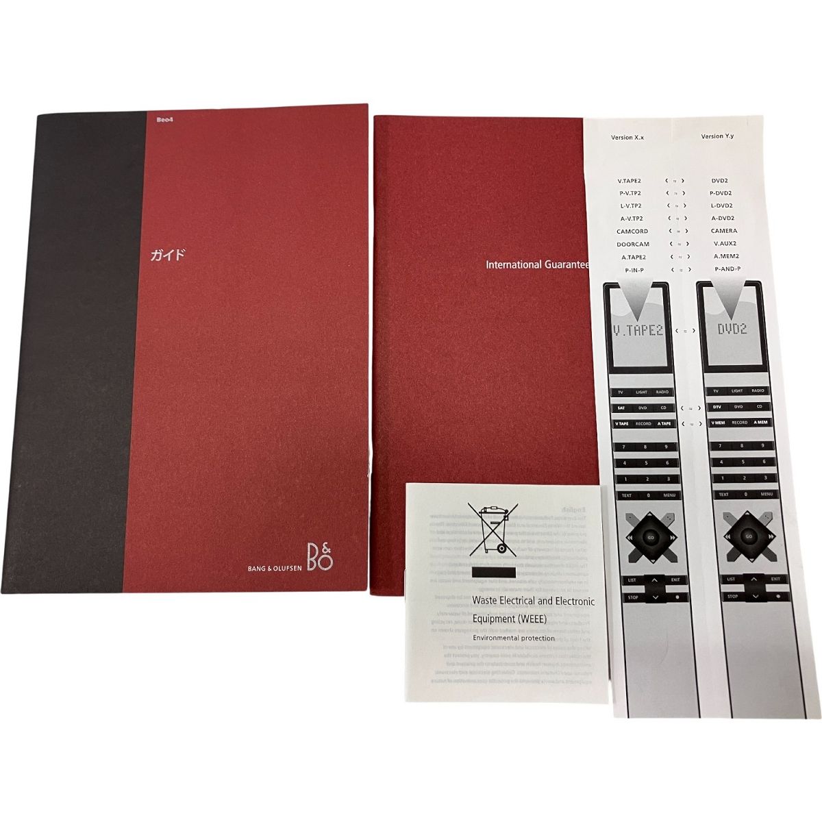 BANG-OLUFSEN B-O Beo4 リモコン バングアンドオルフセン オーディオ 周辺 ジャンク H10539979