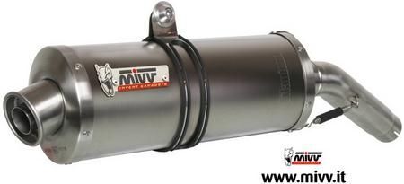 MIVV / ミヴ -SPORT OVAL- スリップオン ステンレス 2本出し for DUCATI MONSTER 695 (06-) | D.019.LX1