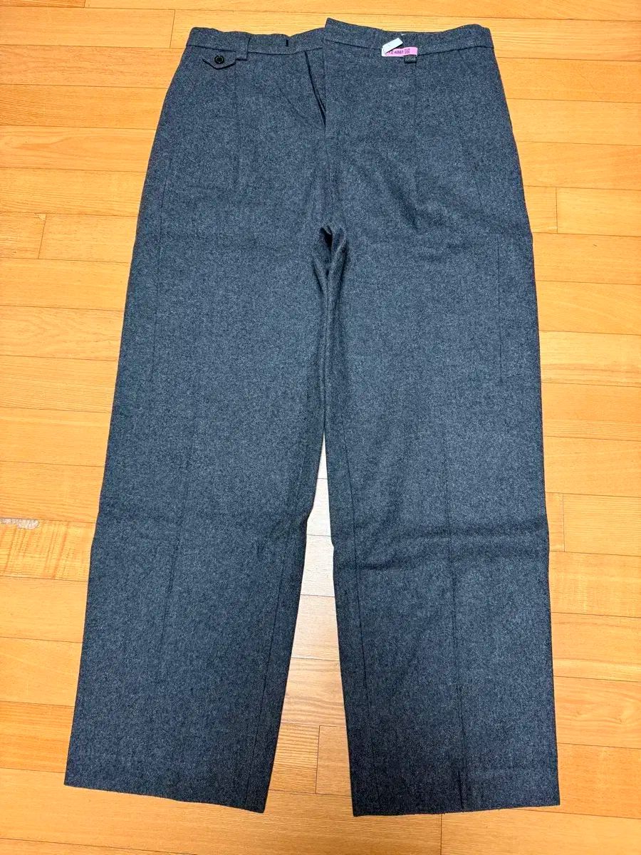 stu 2 タック 冬 スラックス ワイド パンツ