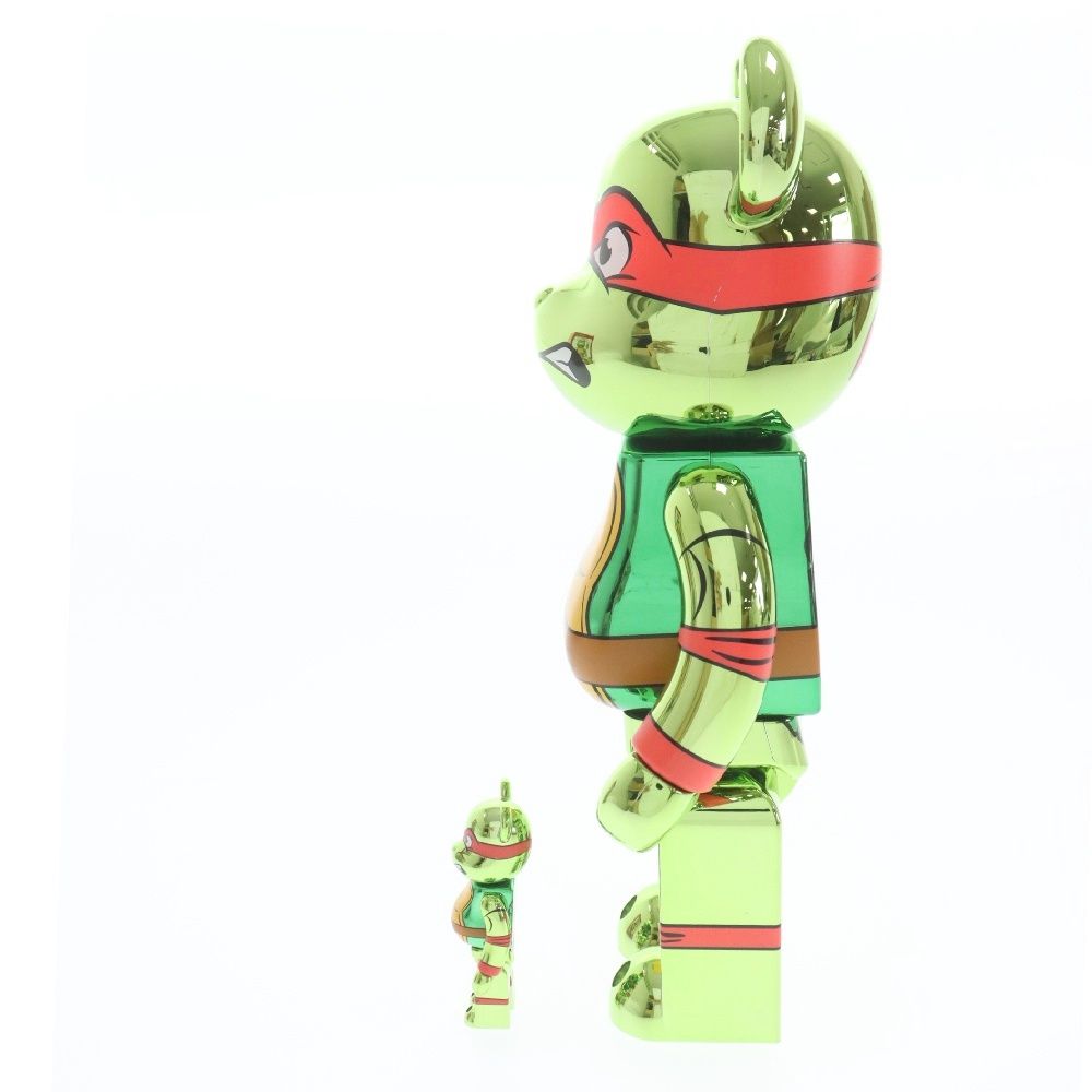 bearbrickタートルズ  Raphael 400%100%新品未開封 MEDICOM TOY (メディコムトイ) BE@RBRICK TEENAGE MUTANT NINJA