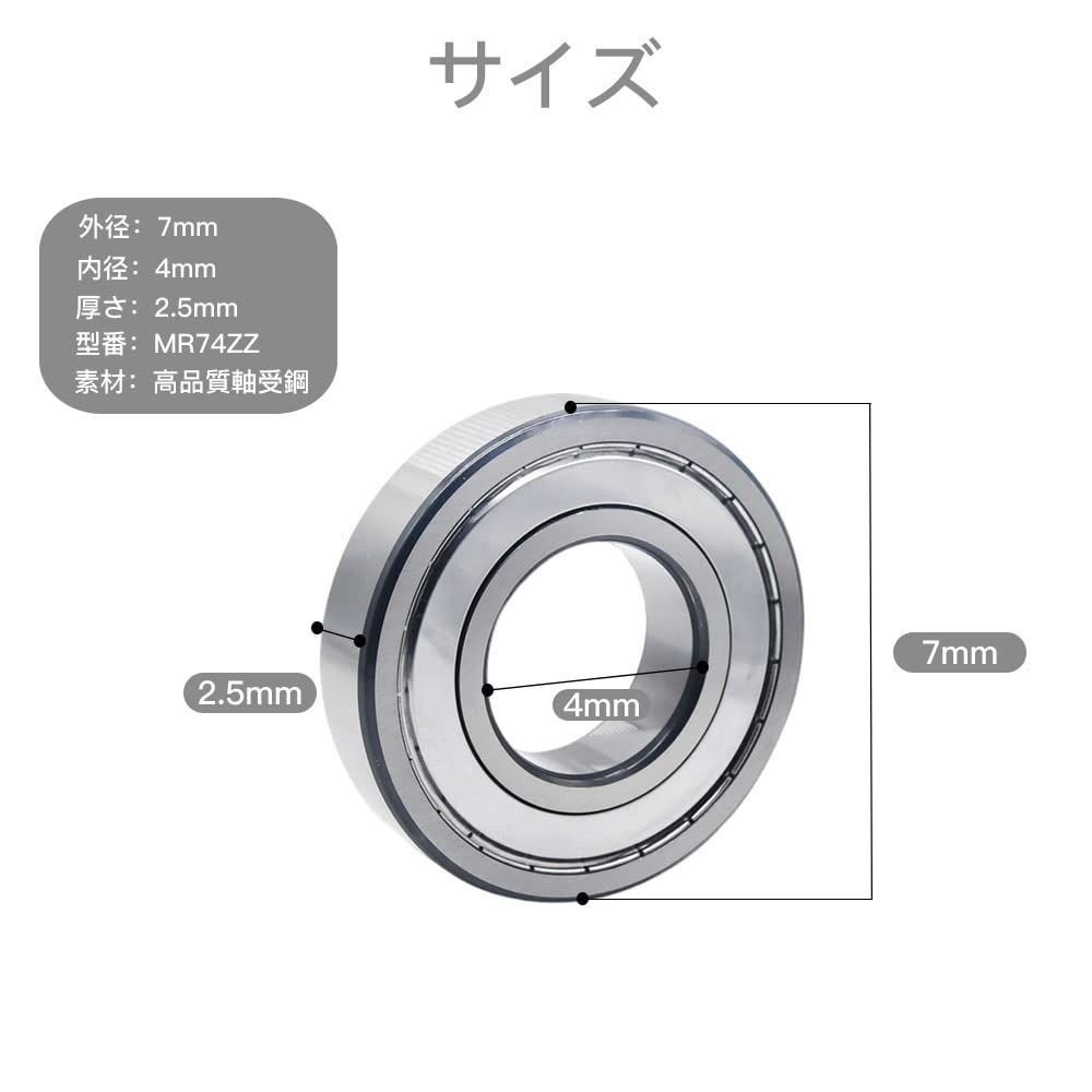 Amazon.co.jp: BESTU ミニチュアベアリング MR63ZZ ミニ