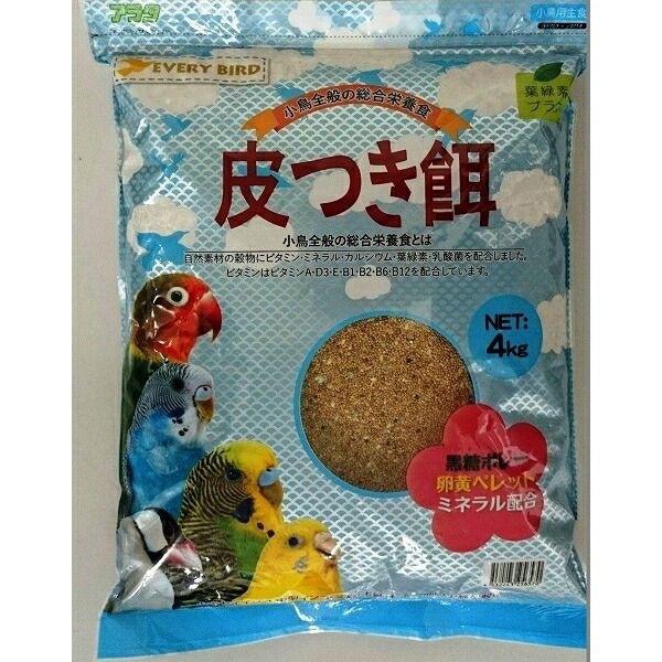 アラタ 小鳥用フード エブリバード 皮つき餌 4 kg 猫用