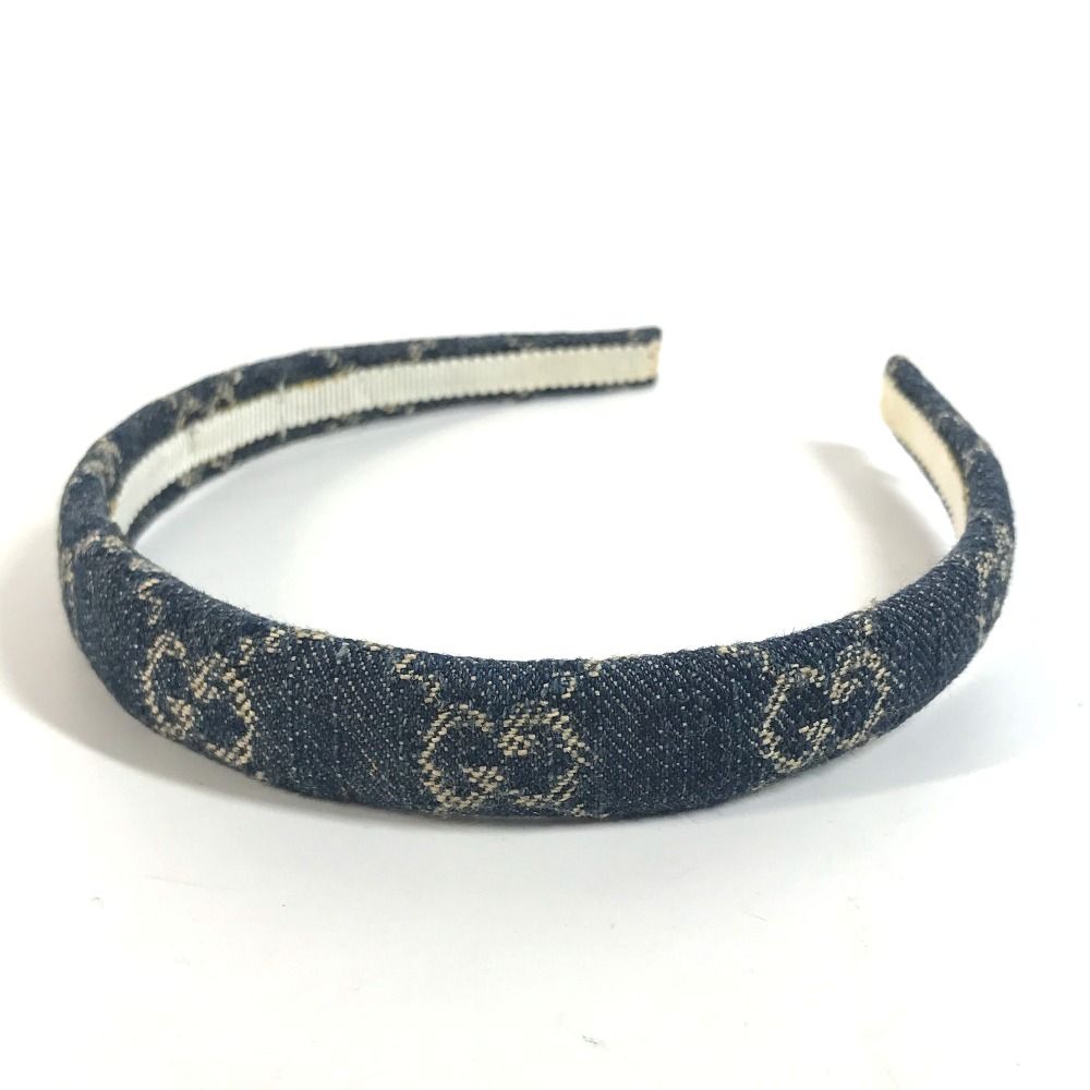 GUCCI グッチ カチューシャ GGジャガード エコウォッシュド