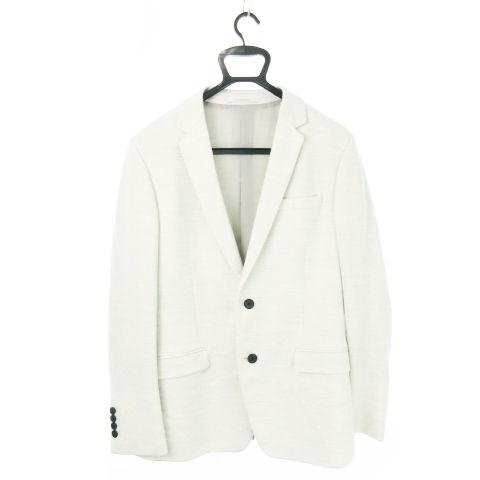 新品 10.7万 カルバンクライン 高級 ウール テーラード ジャケット 42(XL以上) 黒 【J48834】 秋冬 メンズ Calvin Klein ツイル ブレザー Calvin Klein（種類（コート・ジャケット）テーラード