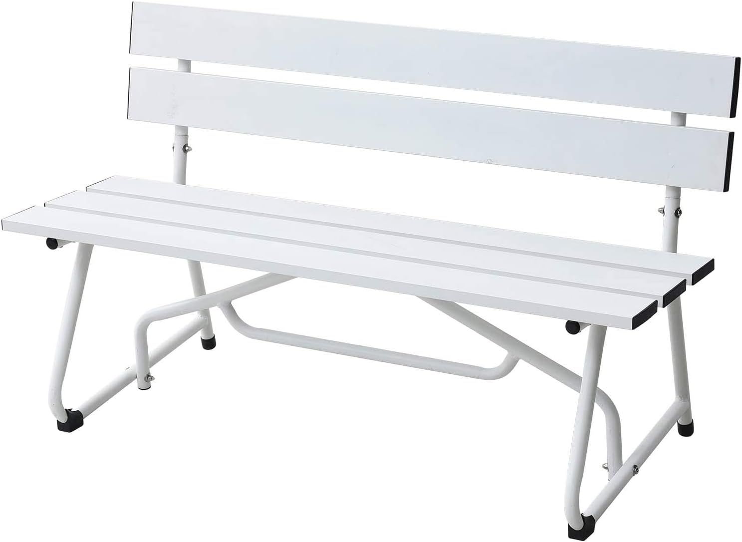 ガーデンマスター Gardenmaster アルミガーデンベンチ 幅120×奥行53.5×高さ69.5cm お庭 ベランダ テラス バルコニー 休憩所 喫煙所 ガーデンマスター ホワイト KAB-1205